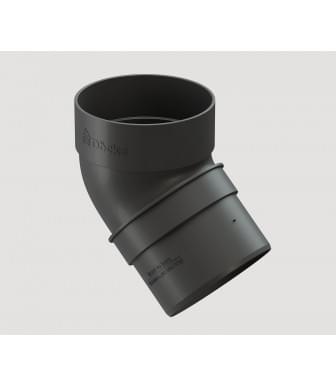 Колено 45° ПВХ Деке Standard Серый
